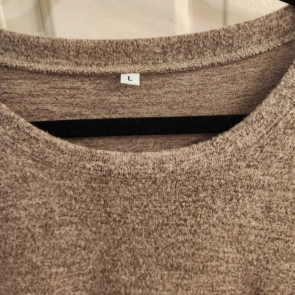 Gray lightweight sweater dress size lg - Picture 2 of 3